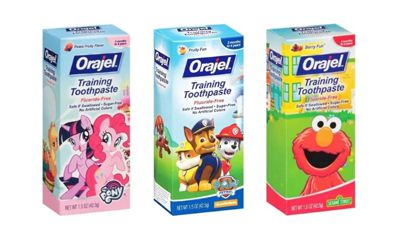Orajel Sesame Street Training Toothpaste Fluoride Free Orajel Sesame Street Training Toothpaste Fluoride Free